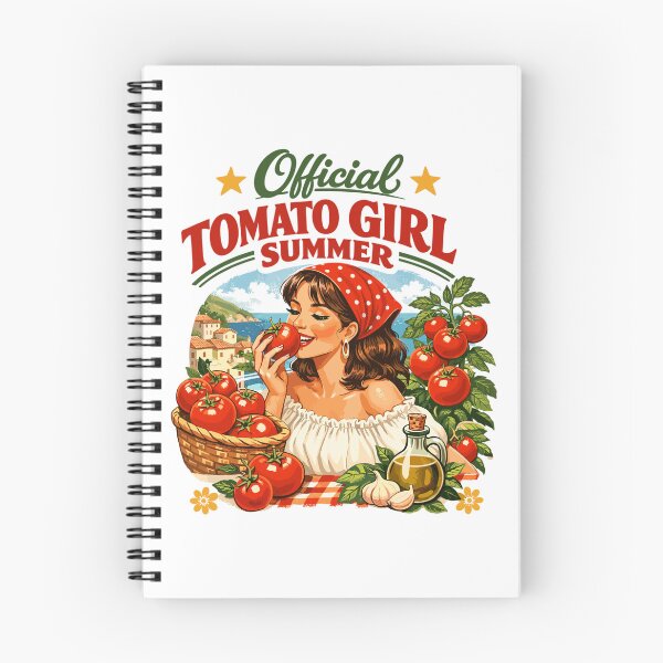 Item preview, Official Tomato Girl Summer Retro Design designed and sold by Pineapple-Tree.