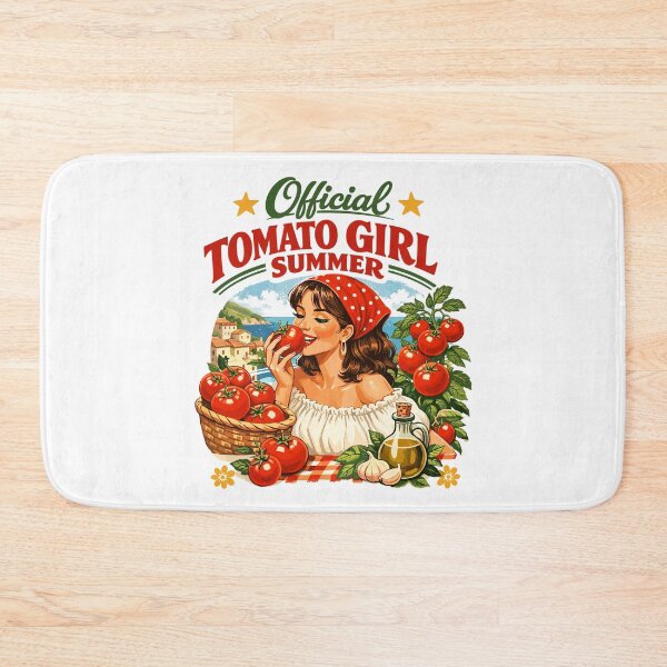 Item preview, Official Tomato Girl Summer Retro Design designed and sold by Pineapple-Tree.