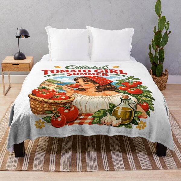 Item preview, Official Tomato Girl Summer Retro Design designed and sold by Pineapple-Tree.