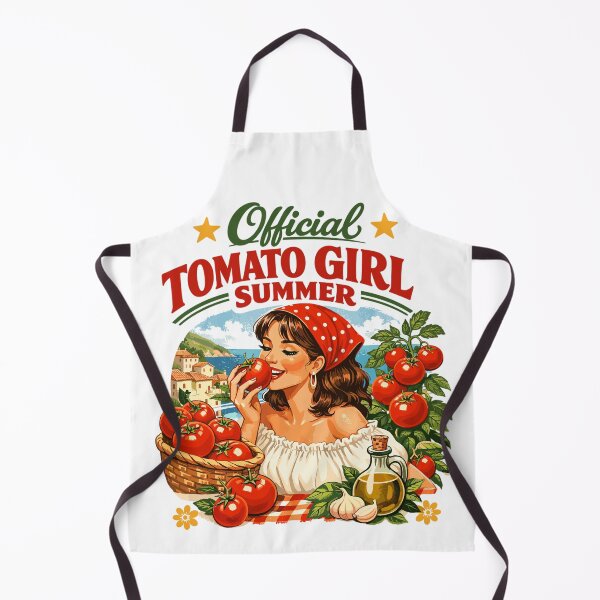 Item preview, Official Tomato Girl Summer Retro Design designed and sold by Pineapple-Tree.
