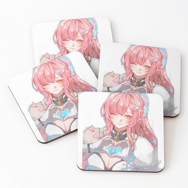 Item preview, Aemeath Pink Hair Heart Wuthering Waves designed and sold by KomiArts.