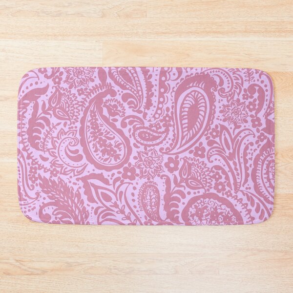 Item preview, Paisley pattern in pink designed and sold by bokasin.