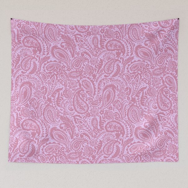 Item preview, Paisley pattern in pink designed and sold by bokasin.