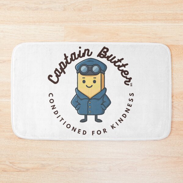 Item preview, Captain Butter | Pilot — Cute Aviation Food Character Kids Art | Conditioned For Kindness designed and sold by monolithstudio.