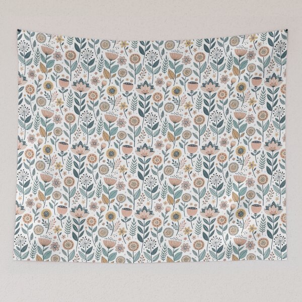 Item preview, Small Flower Symbols | Scandinavian Summer Folk designed and sold by Shuga-Design.
