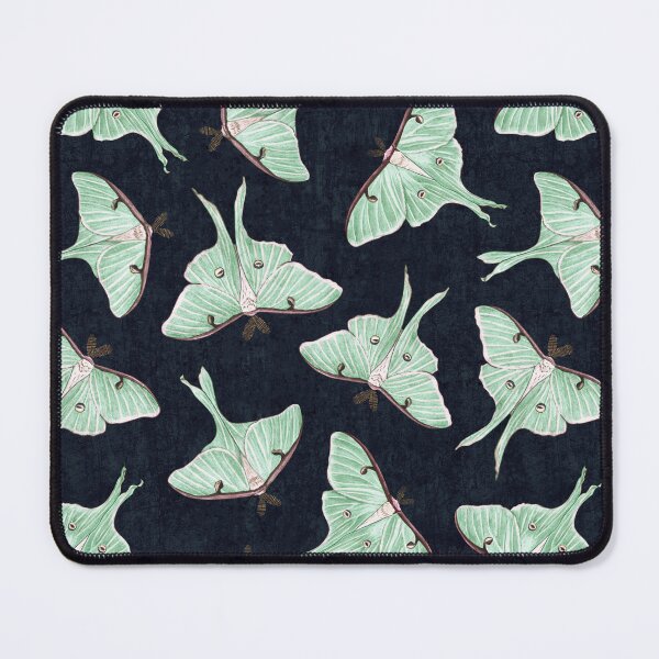 Item preview, Moody Luna Moths on Dark Navy designed and sold by somecallmebeth.