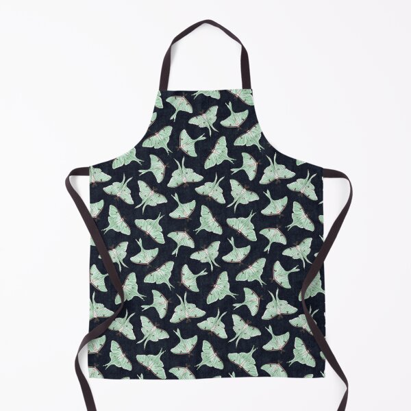 Item preview, Moody Luna Moths on Dark Navy designed and sold by somecallmebeth.