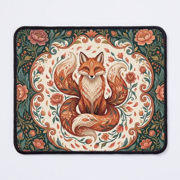Item preview, Fox Spirit in Bloom designed and sold by ASTRAL ART LAB.