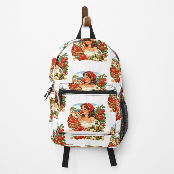 Item preview, Tomato Girl Vintage - Retro tomato graphic print designed and sold by Pineapple-Tree.
