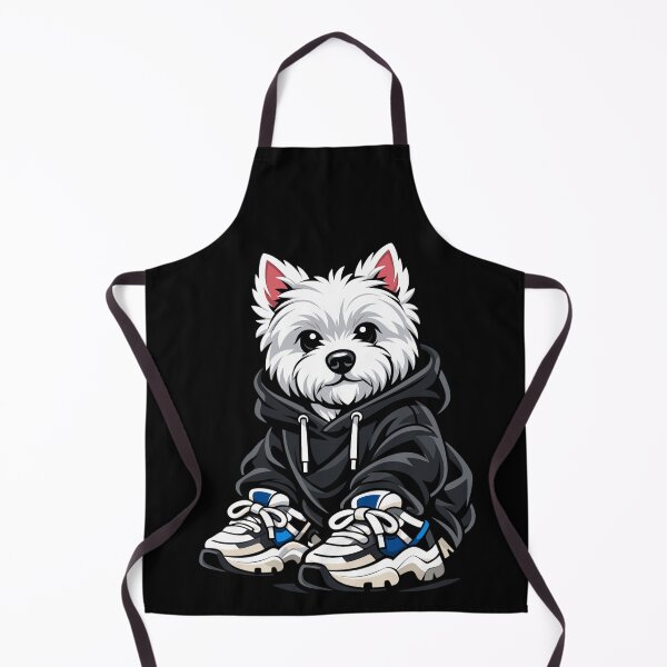 Item preview, Cool Westie in an oversized hoodie & sneaker design designed and sold by Pineapple-Tree.