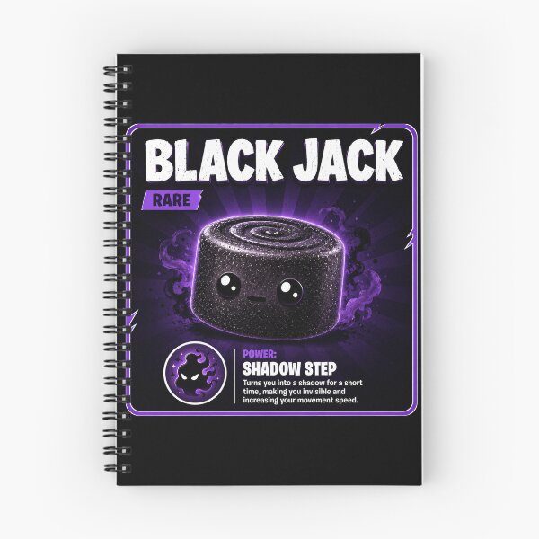 Item preview, Black Jack Rare Sweet Shadow Character designed and sold by Snackwave Ninety.