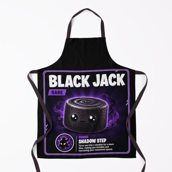 Item preview, Black Jack Rare Sweet Shadow Character designed and sold by Snackwave Ninety.