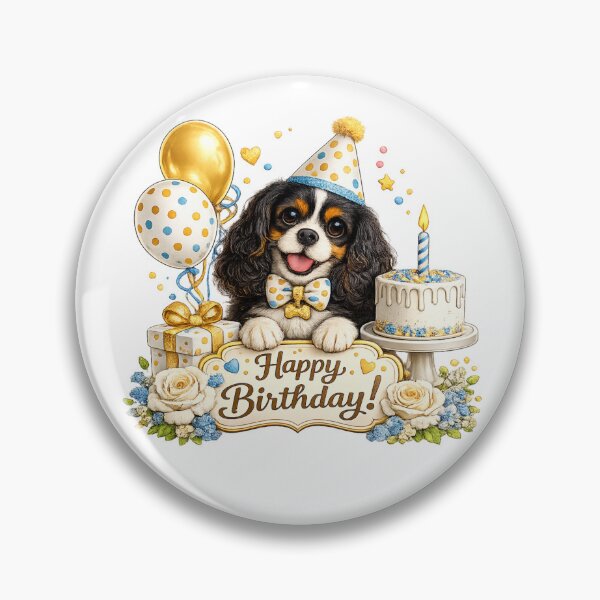 Item preview, Birthday Tri Cavalier Gold designed and sold by SpottyRainbow.