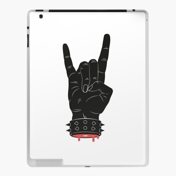 Hand of metal iPad Skin