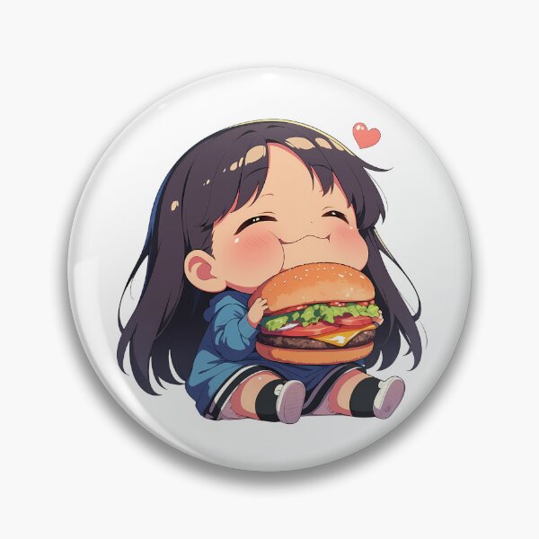Item preview, Hayase Nagatoro Dont Toy With Me Miss Nagatoro Anime Chibi Kawaii Burger Playful designed and sold by earlobejerk.