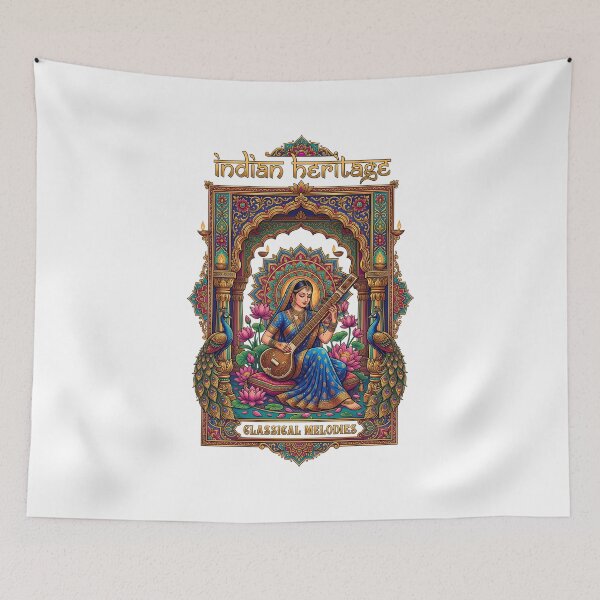 Item preview, Indian Heritage: Classical Melodies designed and sold by Royal Beast Art.