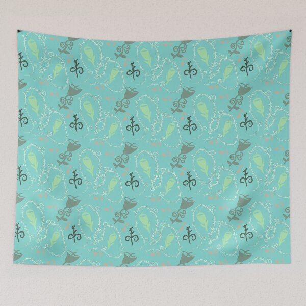 Item preview, Whimsical Garden of Thorns – Dreamy Pastel Botanical Pattern designed and sold by ThiagoSDantas.