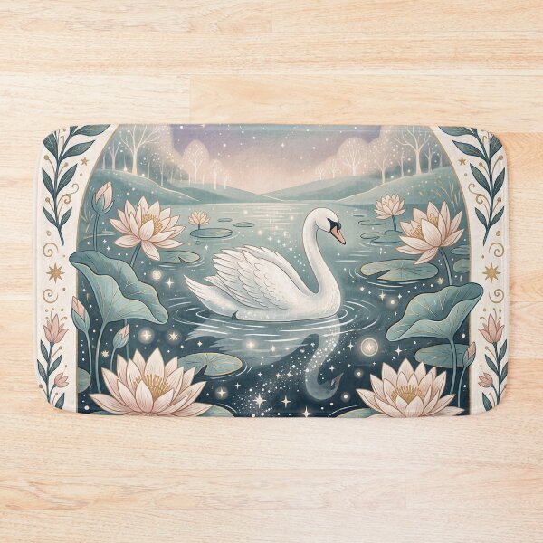 Item preview,  Swan of the Starlit Lake designed and sold by ASTRAL ART LAB.