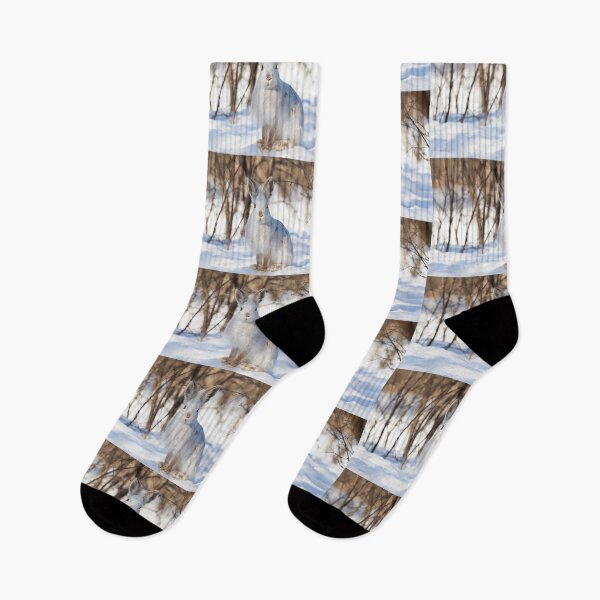 Item preview, Snowshoe hare in winter designed and sold by James Cumming.