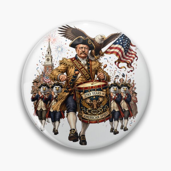 Item preview, Theodore Roosevelt Revolutionary Drummer 4th July Parade designed and sold by Zara Art House.