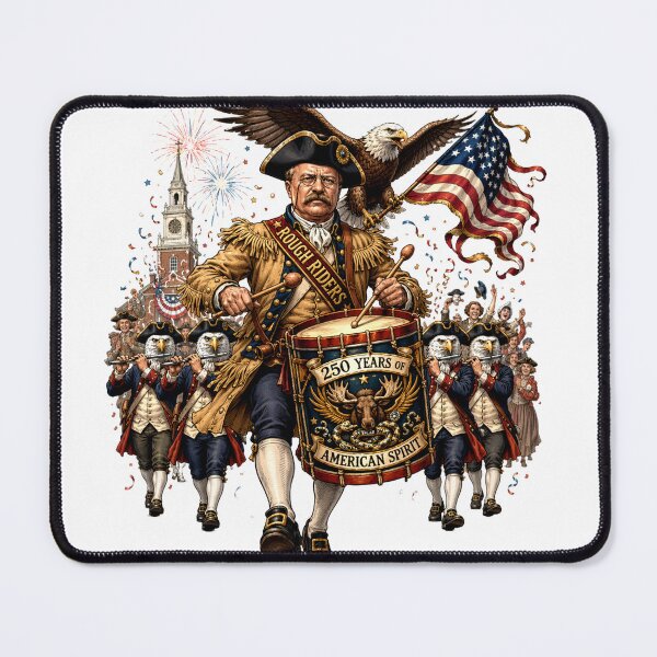 Item preview, Theodore Roosevelt Revolutionary Drummer 4th July Parade designed and sold by Zara Art House.