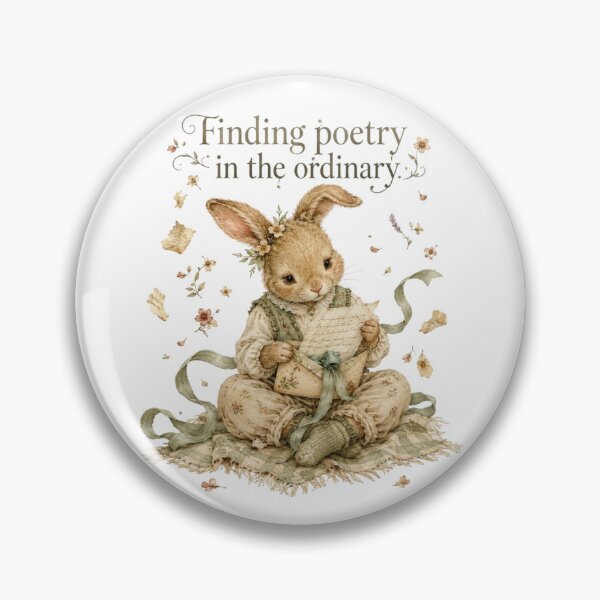 Item preview, Finding Poetry In The Ordinary Coquette Bunny Letter Writing designed and sold by AQUILAKREO.