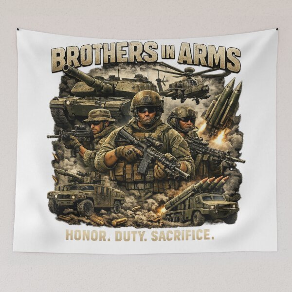 Item preview, Military tribute vintage war art designed and sold by urbanshop7.