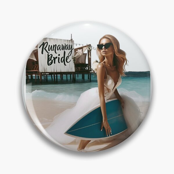 Item preview, Bachelorette Party Bride Surfboard Bungalow designed and sold by Voodoo Store Paranormal Collections.