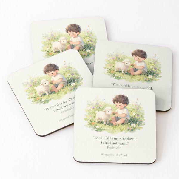 Item preview, The Lord Is My Shepherd – Psalm 23:1 | Wrapped in His Word designed and sold by BCapybara.