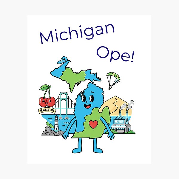 Item preview, Michigan designed and sold by 5PointsDigital.