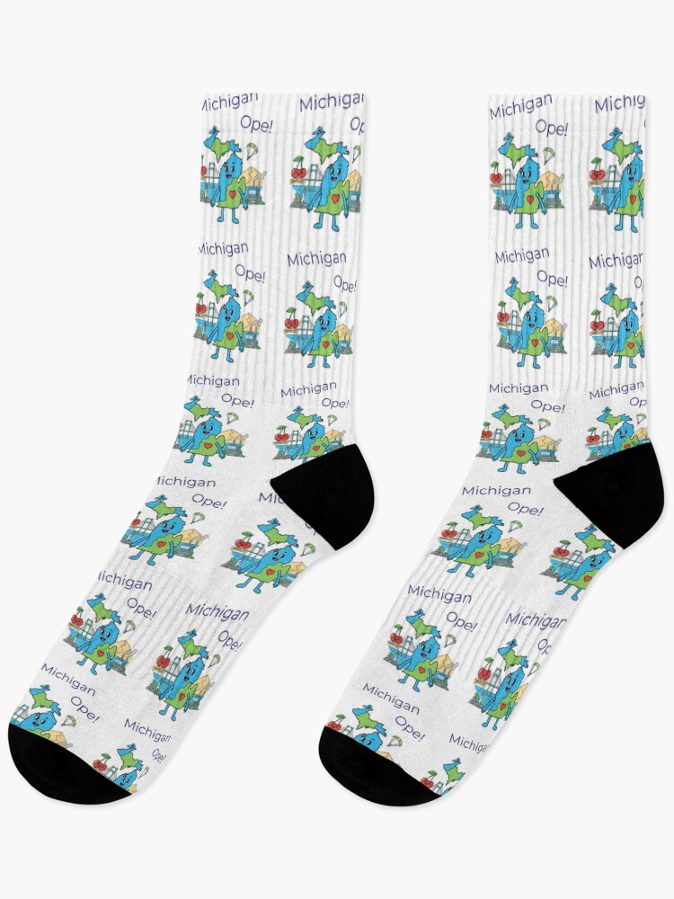 Thumbnail 1 of 5, Socks, Michigan designed and sold by 5PointsDigital.