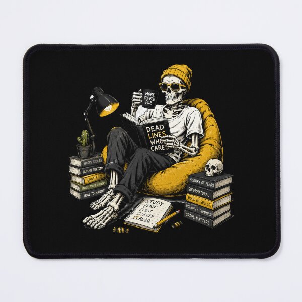 Item preview, Coffee Skeleton Book Lover Reading Graphic designed and sold by TheZyro.