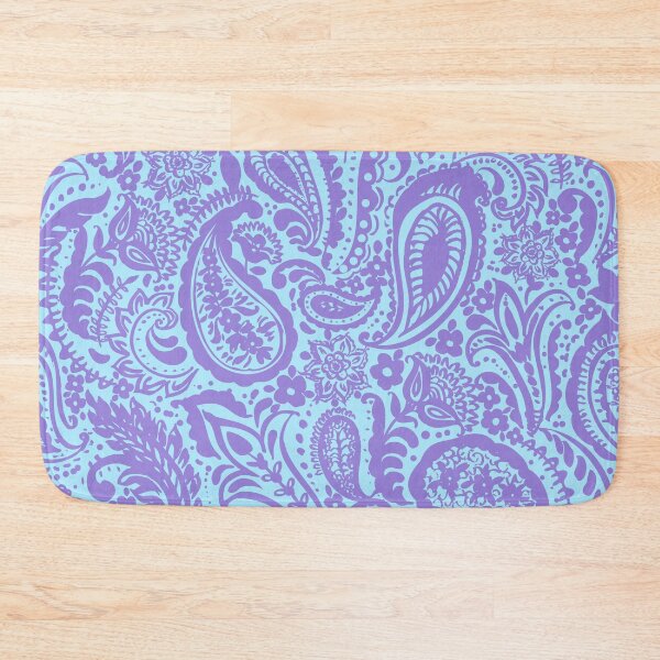 Item preview, Paisley pattern in purple designed and sold by bokasin.