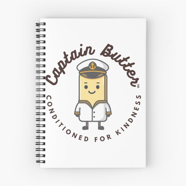 Item preview, Captain Butter | Sailor — Cute Maritime Food Character Kids Art | Conditioned For Kindness designed and sold by monolithstudio.