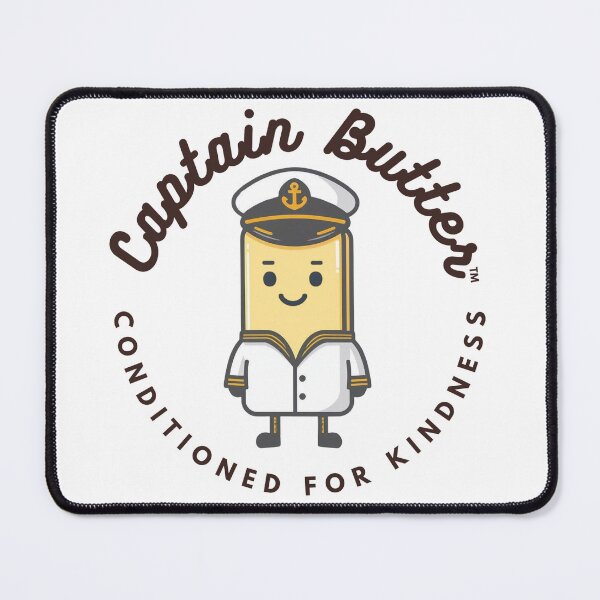 Item preview, Captain Butter | Sailor — Cute Maritime Food Character Kids Art | Conditioned For Kindness designed and sold by monolithstudio.
