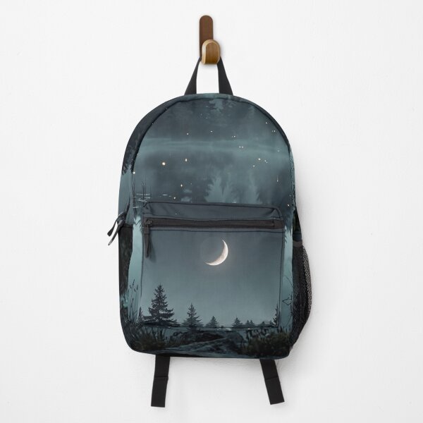 Item preview, Moonlit Forest Pond designed and sold by ASTRAL ART LAB.