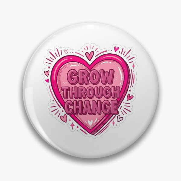 Item preview, Grow Through Change Heart designed and sold by Owcomm.