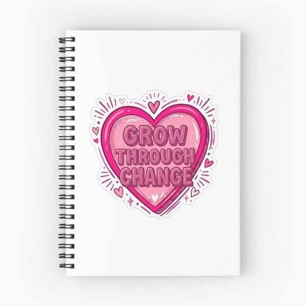 Item preview, Grow Through Change Heart designed and sold by Owcomm.