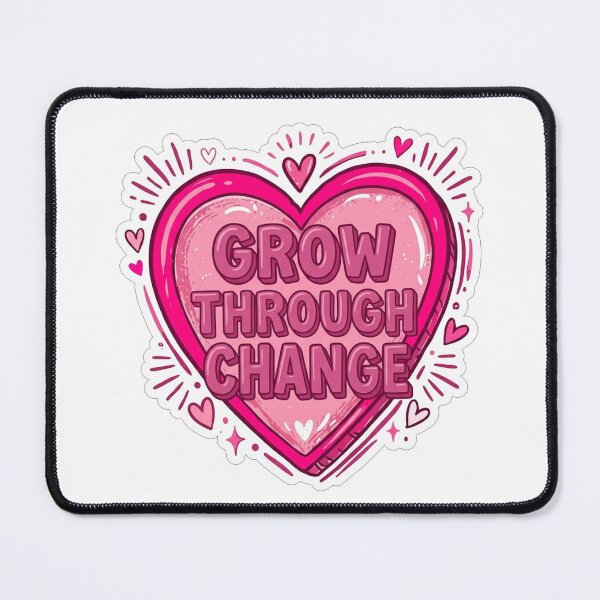 Item preview, Grow Through Change Heart designed and sold by Owcomm.