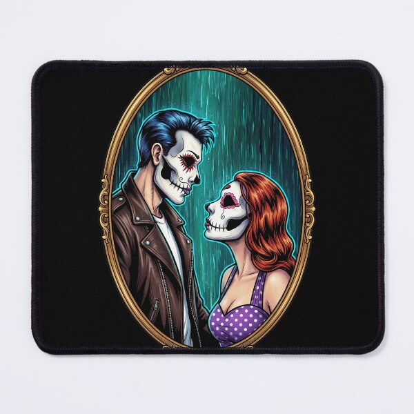 Item preview, Lovers in the Rain Day of the Dead designed and sold by GothTees.