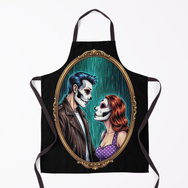 Item preview, Lovers in the Rain Day of the Dead designed and sold by GothTees.