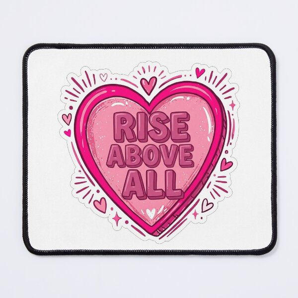 Item preview, Rise Above All Heart Motivation designed and sold by Owcomm.
