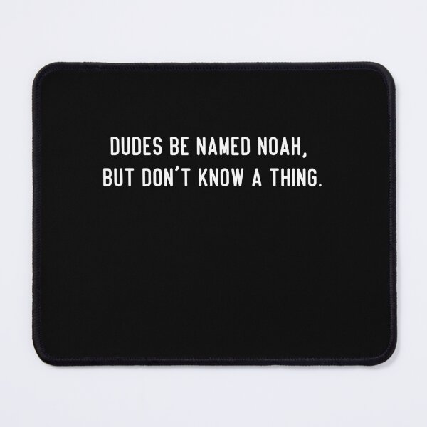 Item preview, Dudes Be Named Noah But Dont Know A Funny Minimalist Graphic designed and sold by BHMARTS.