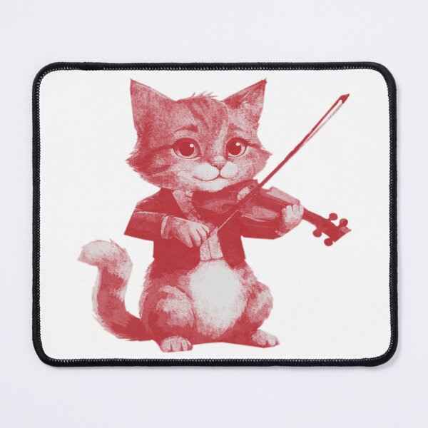 Item preview, Cat Plays Violin designed and sold by kinpirks.