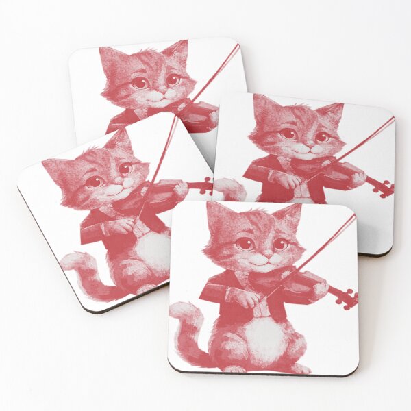 Item preview, Cat Plays Violin designed and sold by kinpirks.