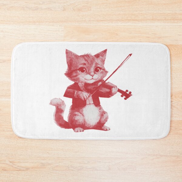 Item preview, Cat Plays Violin designed and sold by kinpirks.