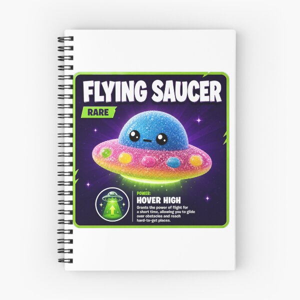 Item preview, Flying Saucer Rare Candy UFO Character designed and sold by Snackwave Ninety.