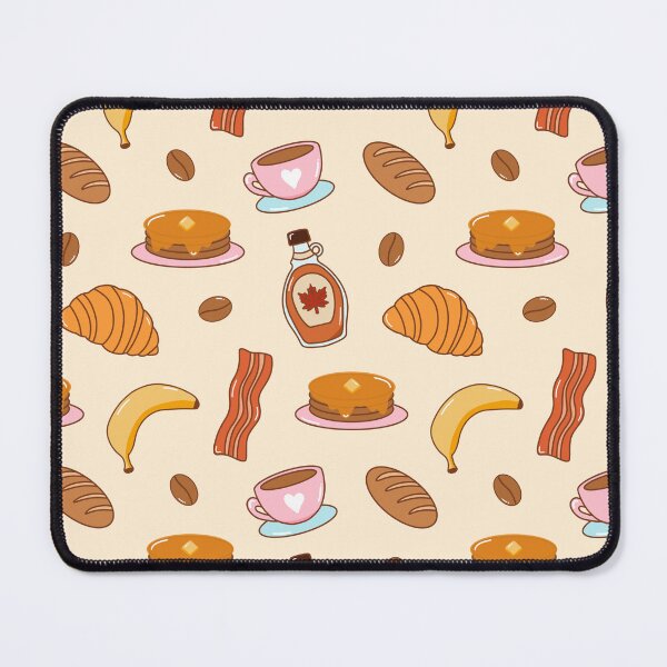 Item preview, Warm and Cozy Hand-Drawn Breakfast Foods Pattern designed and sold by Olive Lane Creative.