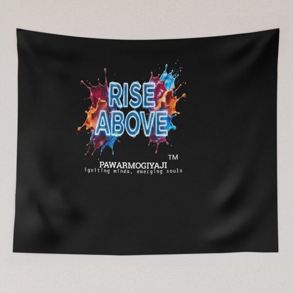 Item preview, Rise Above Motivational Typography Paint Splash designed and sold by Pawar1999.