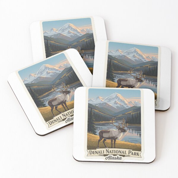 Item preview, Denali National Park Alaska Tundra Souvenir Print designed and sold by The Souvenir Dept..